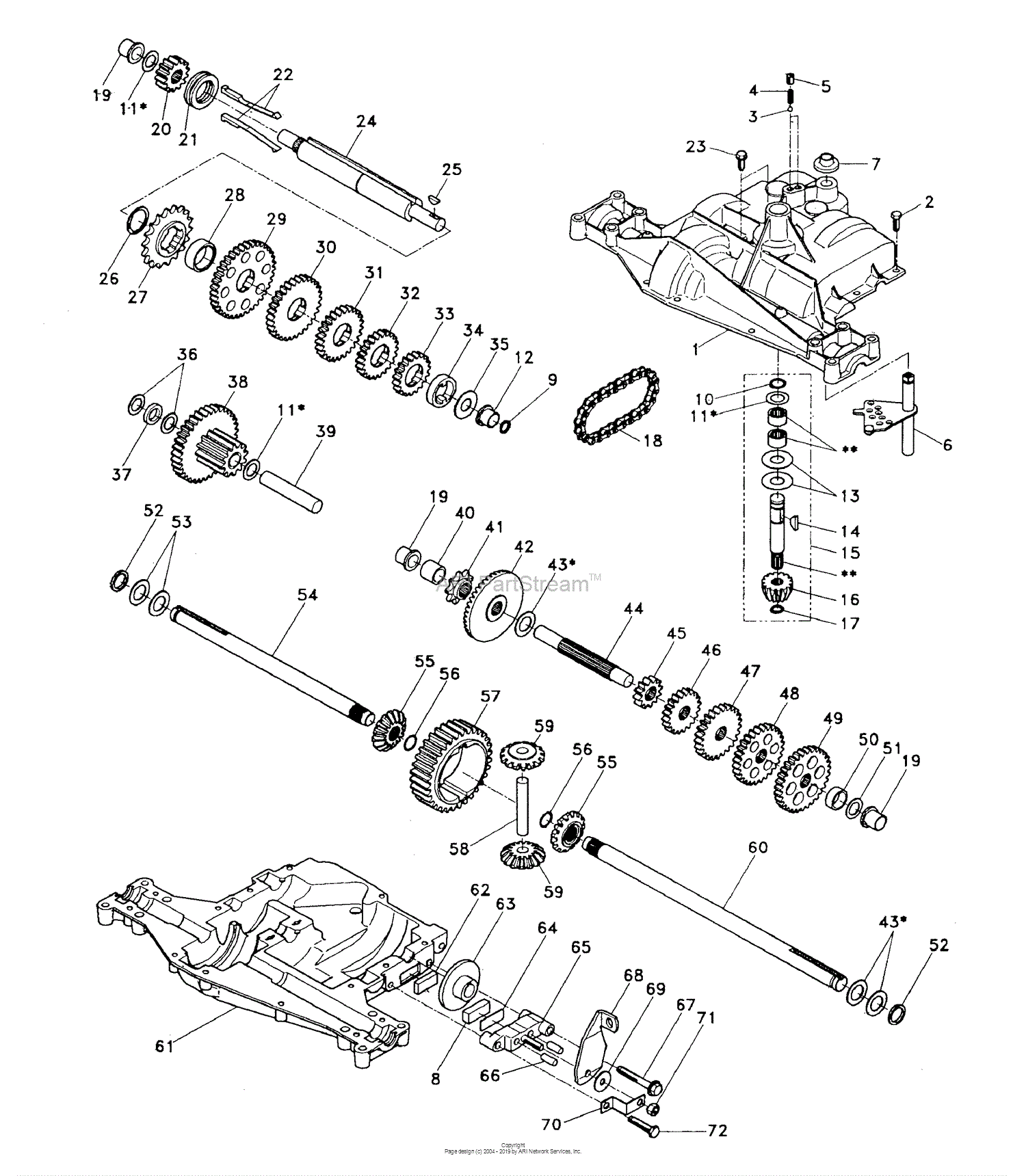 Husqvarna LR 120 (HN1236A) (954000602) (1993-10) Parts Diagram for Dana ...