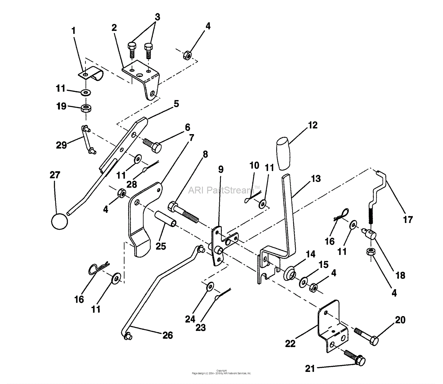 Husqvarna LT 100 (H1036A) (954000312) (1991-07) Parts Diagram for Mower ...