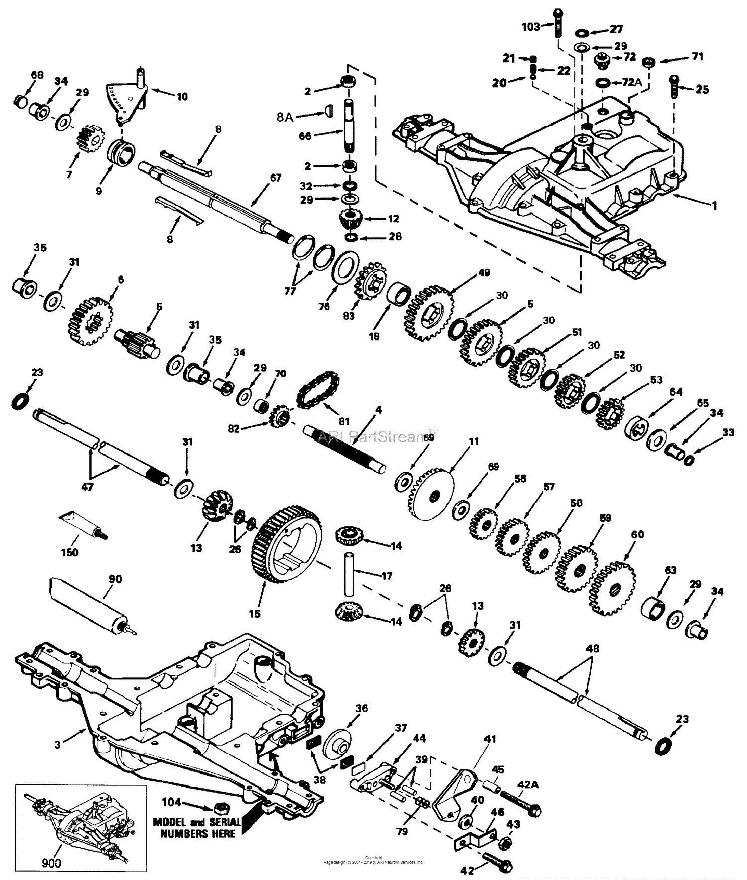 Husqvarna LT 120 (954140002A) (1996-12) Parts Diagram for Peerless 