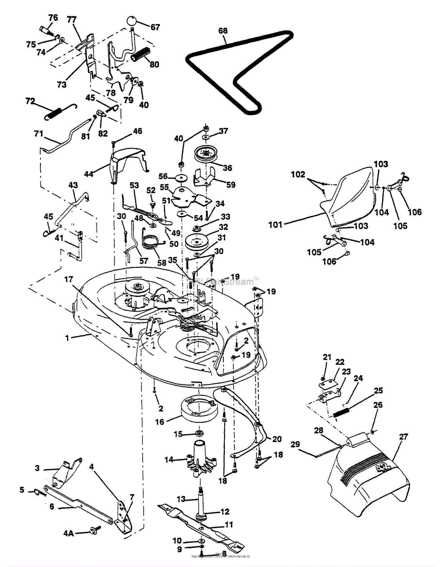 Husqvarna LT 125 (HC12542A) (954000772) (1994-01) Parts Diagram for ...