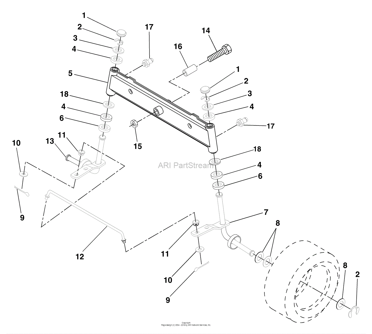 Husqvarna LT 125 (HE12536B) (954170001) (1996-10) Parts Diagram for ...