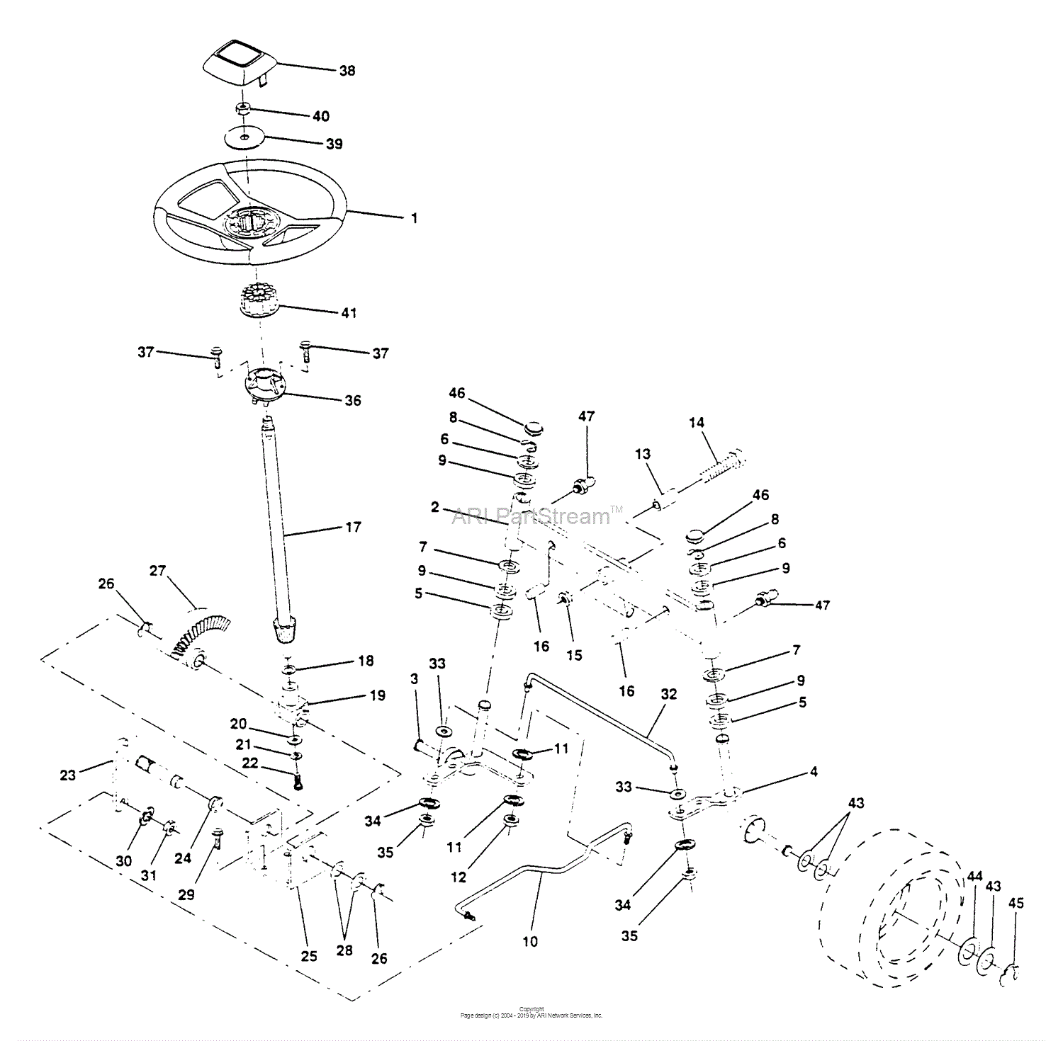 Husqvarna LT 140 (HU4H42A) (954000512) (1993-01) Parts Diagram for ...