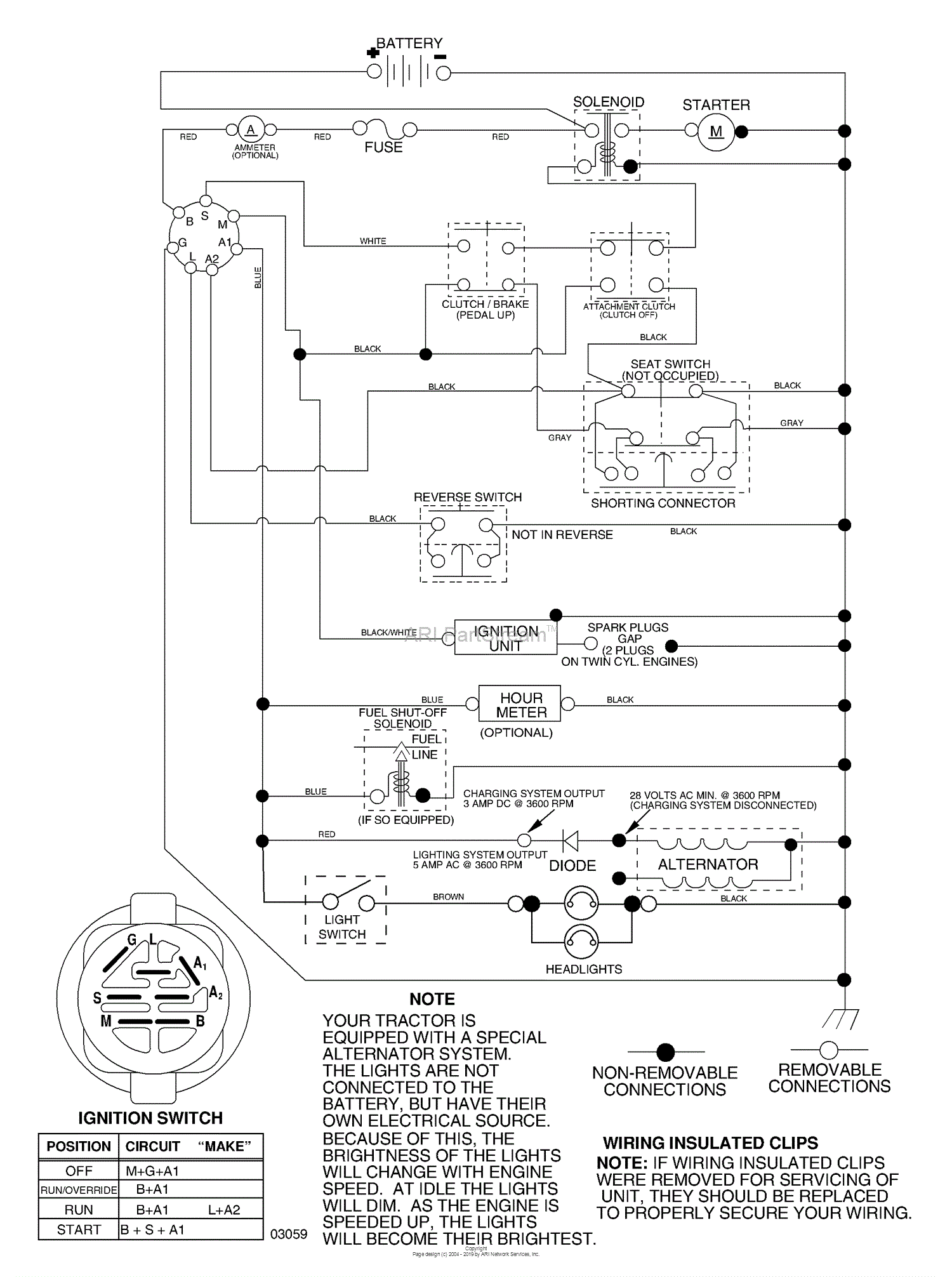 Husqvarna LT 16542 (96013001900) (2006-02) Parts Diagram for Schematic