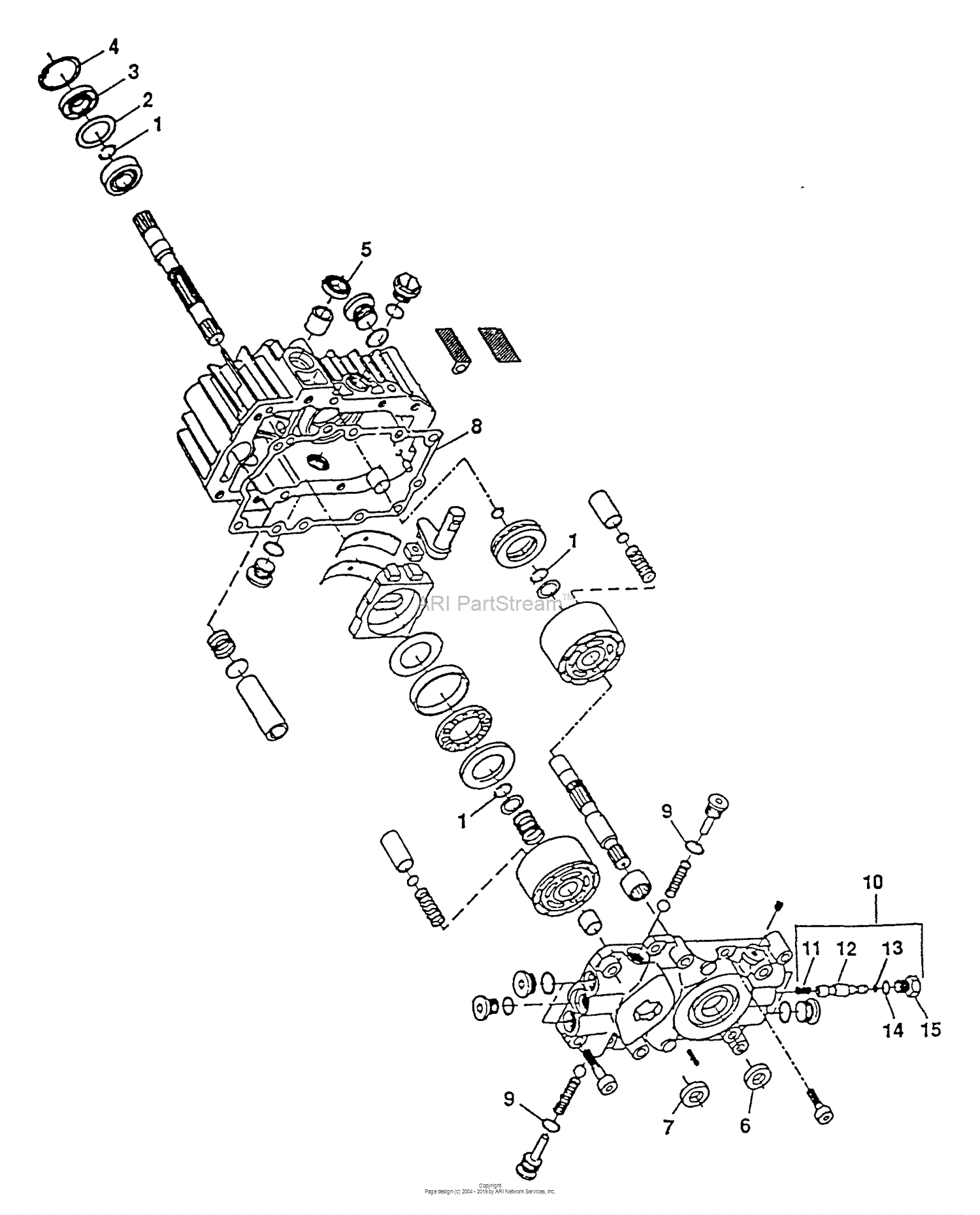 Husqvarna Hydrostatic Transmission Diagram