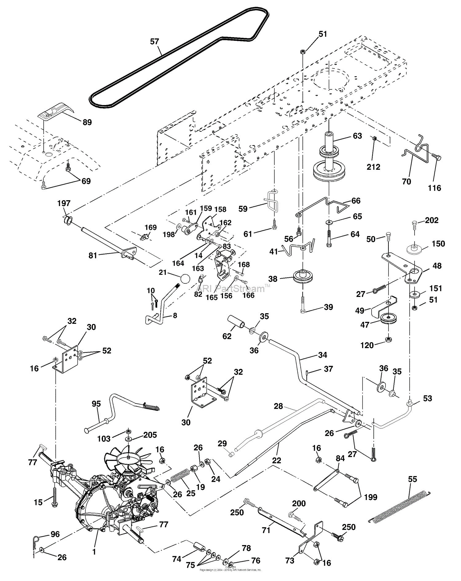 Husqvarna LTH 1342 (LTHK 1342 A) (954568519) (2002-01) Parts Diagram ...