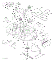 Husqvarna LTH 18538 (96043010400) (2010-01) Parts Diagrams