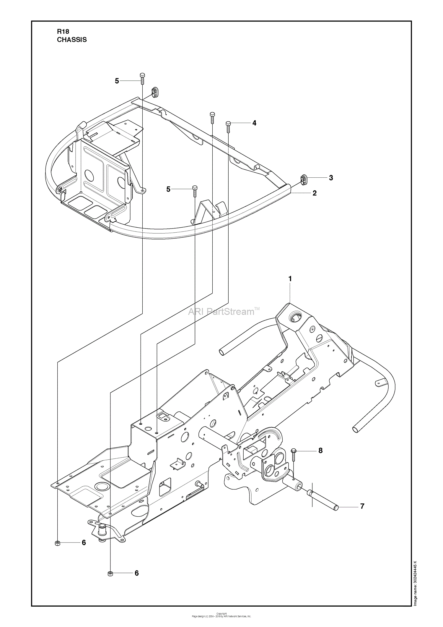 Husqvarna R 18 10 03 Parts Diagrams