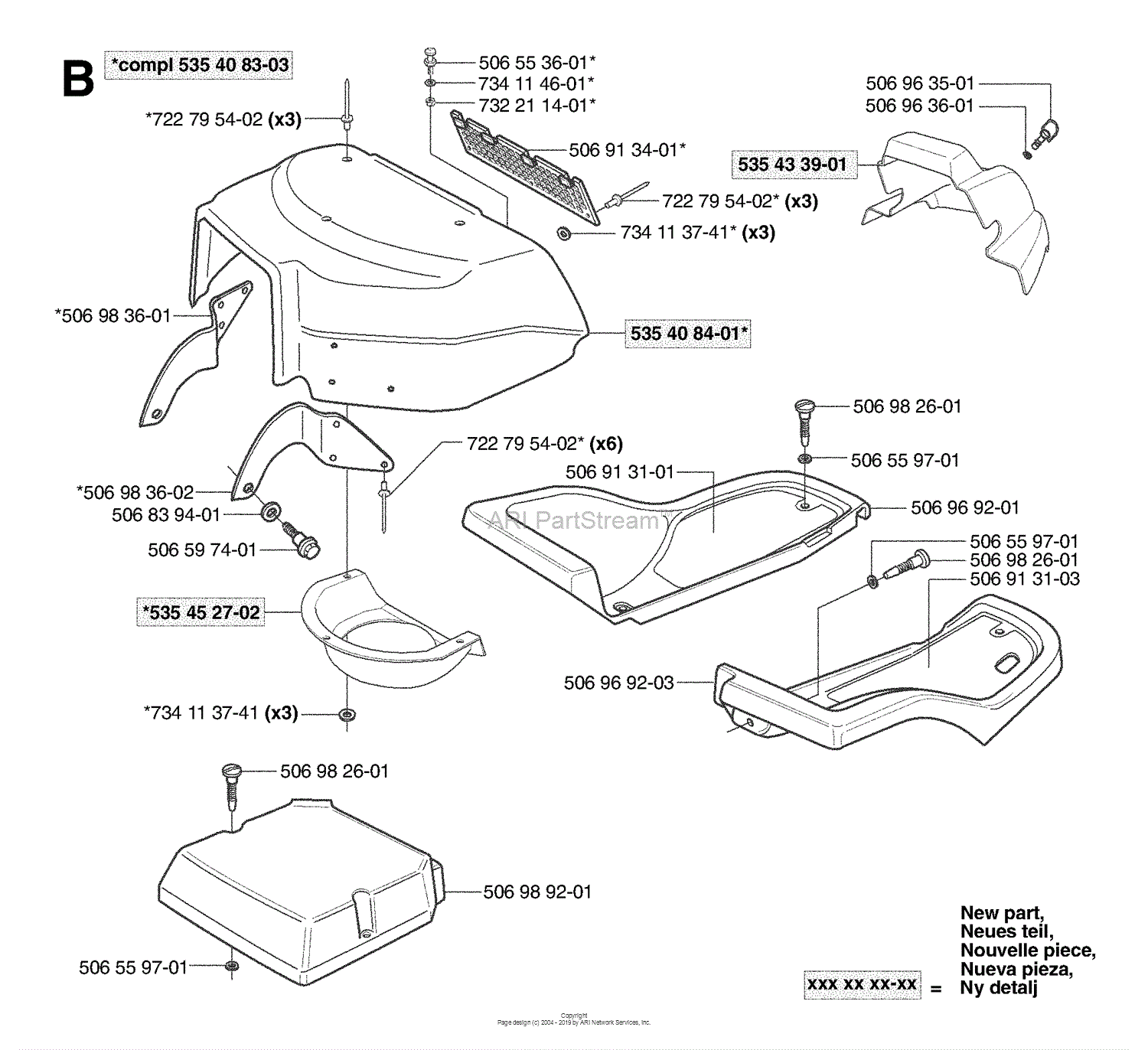 husqvarna 155 rider parts list