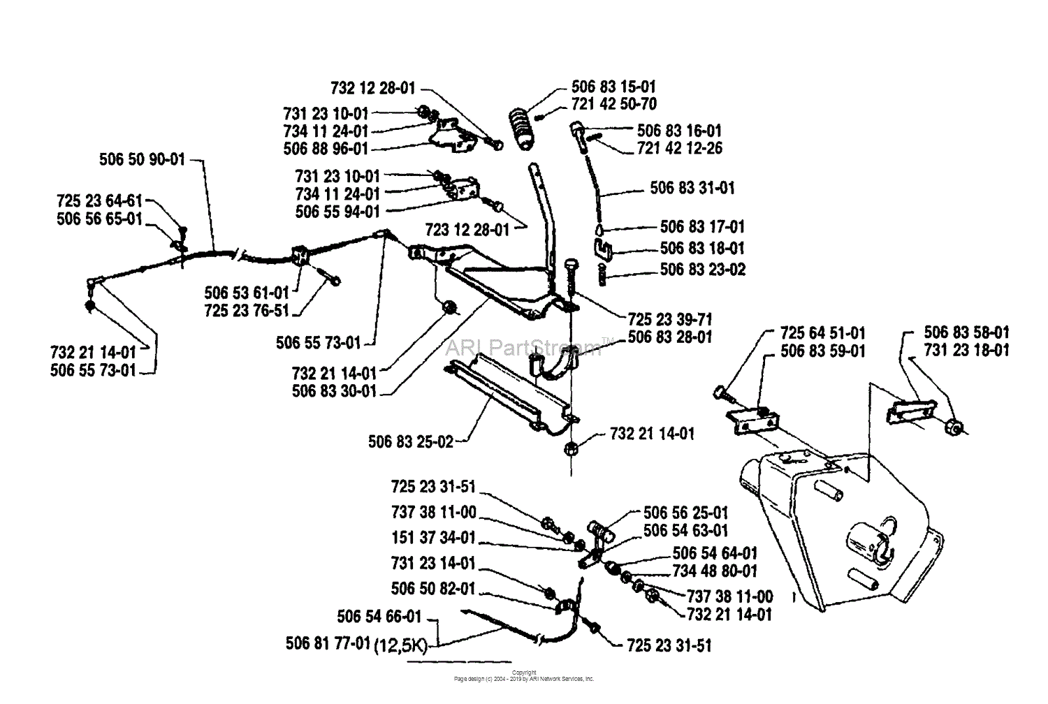 Husqvarna Rider 970 12 1992 03 Parts Diagram For Gear Shift Assembly 8123