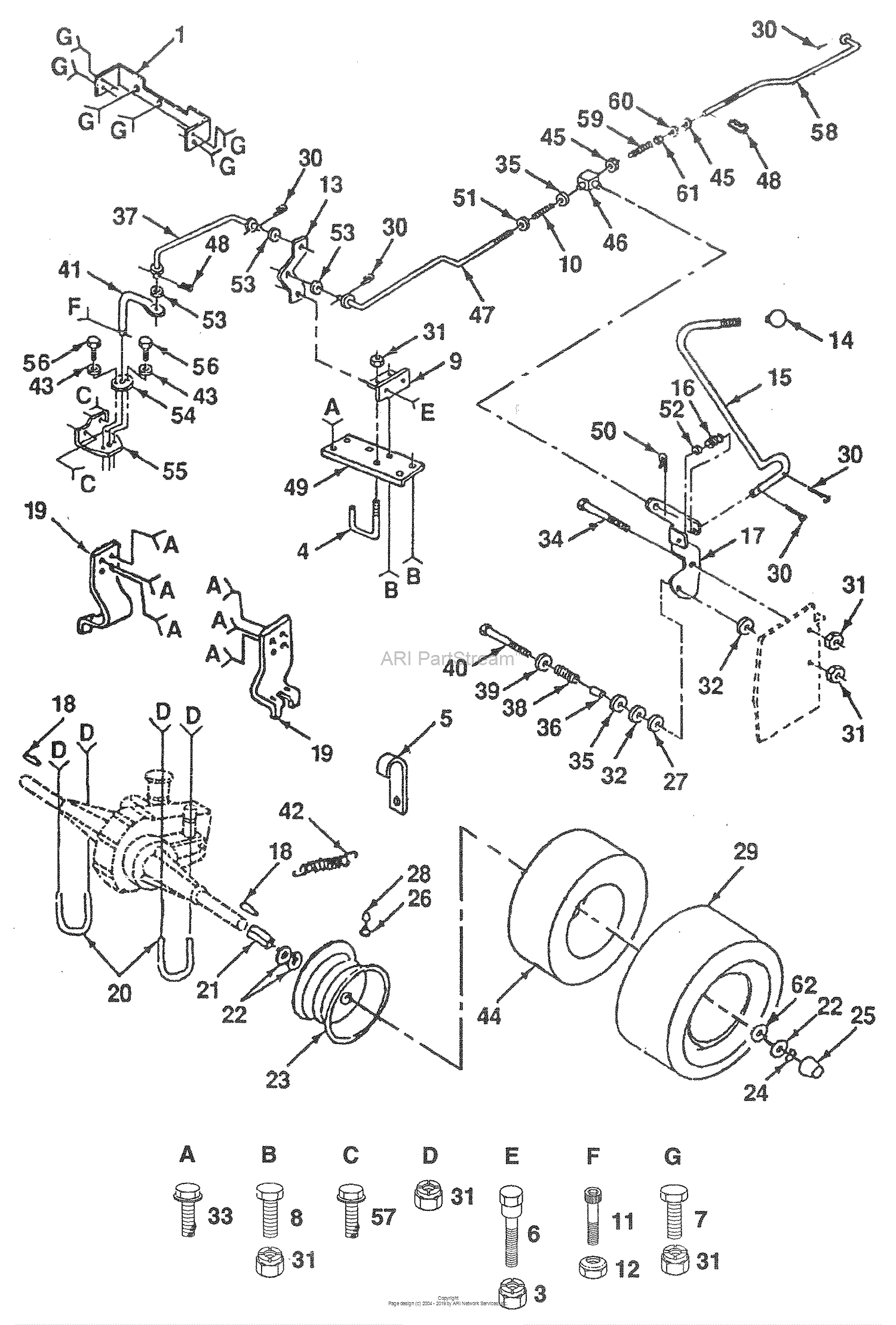 Husqvarna WP 18 H 44 A (Winston Pro) (1992-02) Parts Diagram for ...