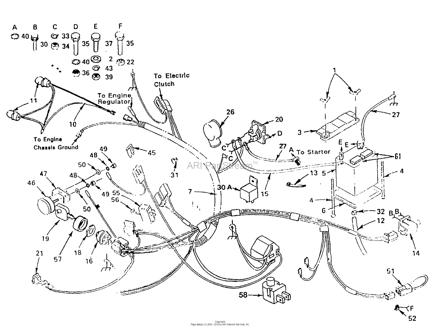 Husqvarna YTH 1120-14 (1990-01) Parts Diagram for Electrical