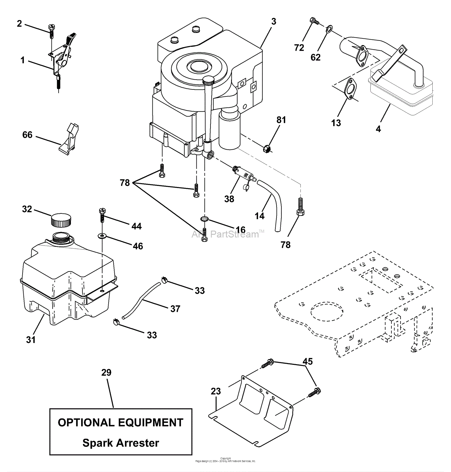 Husqvarna YTH 130 (HEYTH130L) (954170026) (2001-02) Parts Diagram for ...