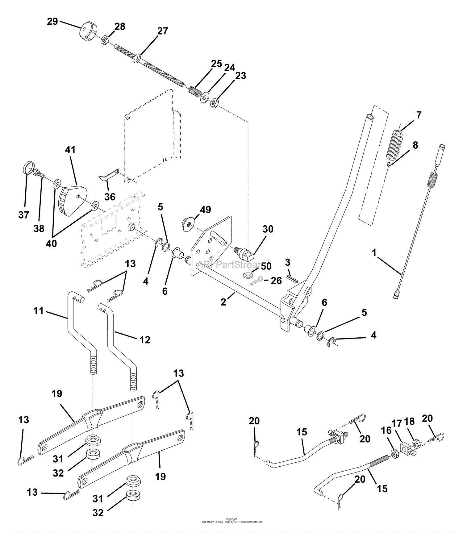 Husqvarna YTH 150 (HCLTH150E) (954140007) (1998-03) Parts Diagram for ...