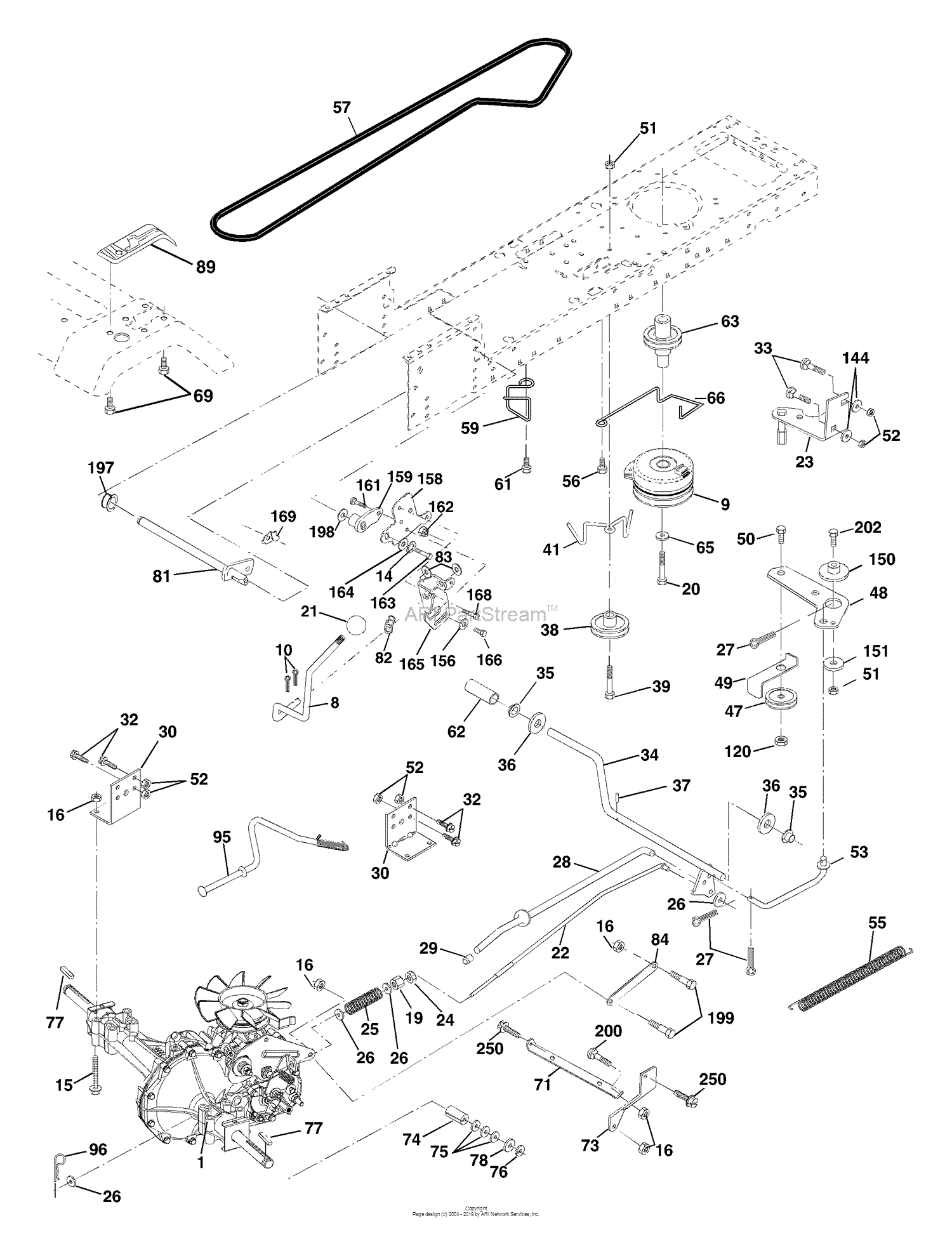 Husqvarna YTH 1542 (YTHK 1542 A) (954568526) (2002-01) Parts Diagram ...