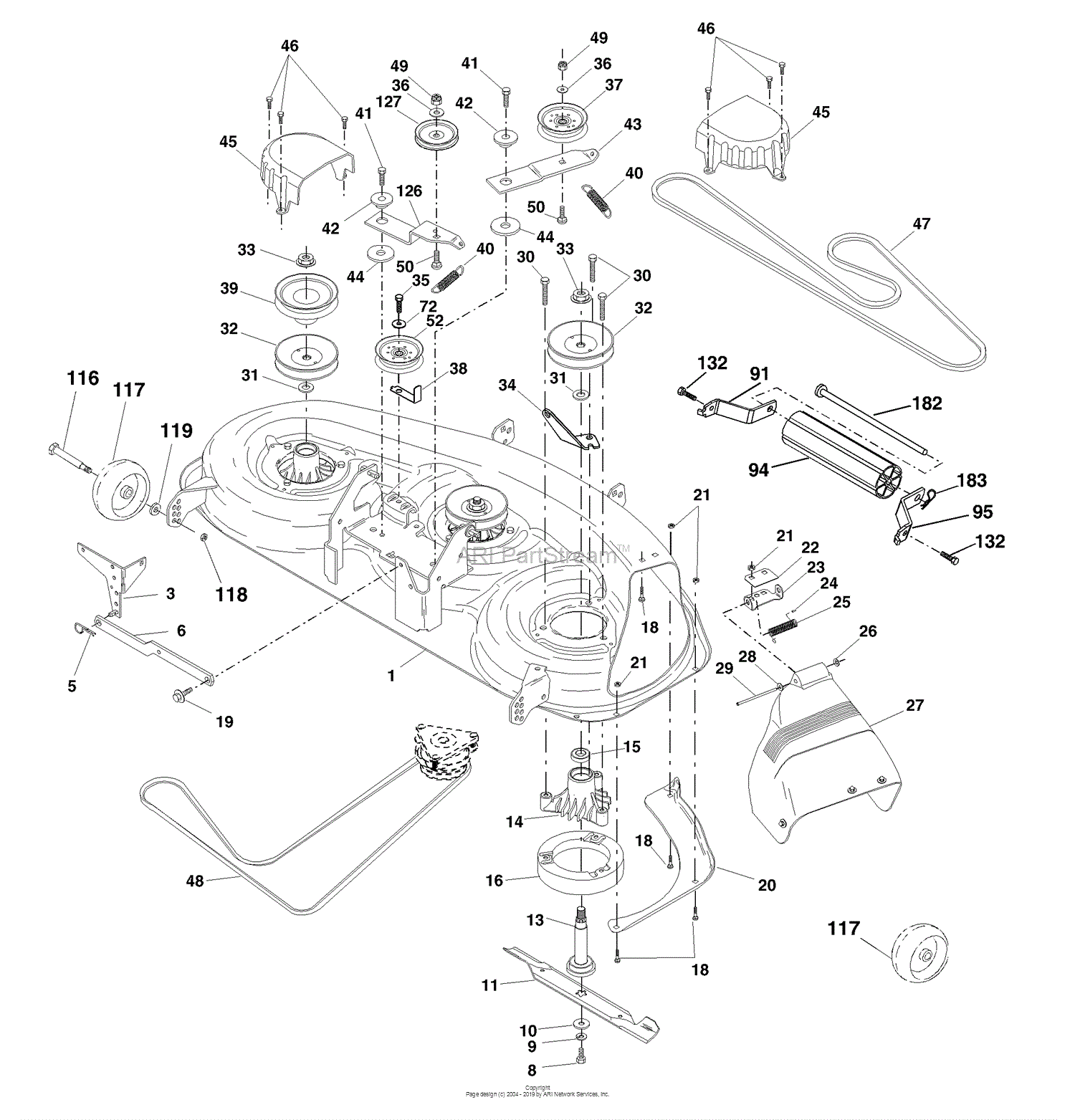 Husqvarna YTH 1746 (YTHK 1746 B) (954568533) (2002-02) Parts Diagram ...