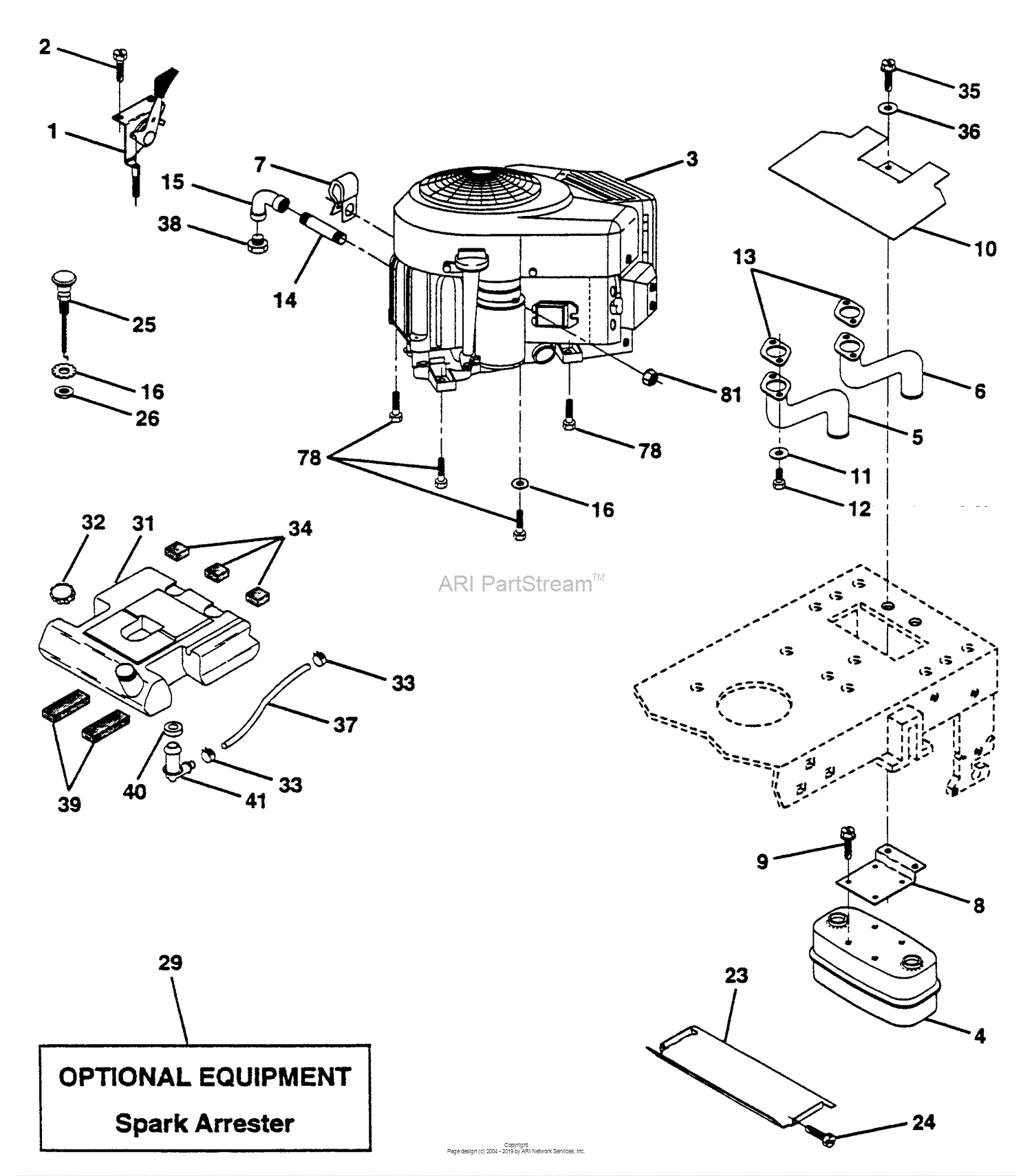 Husqvarna YTH 180 (HC18VH42A) (954002761) (1994-10) Parts Diagram for ...