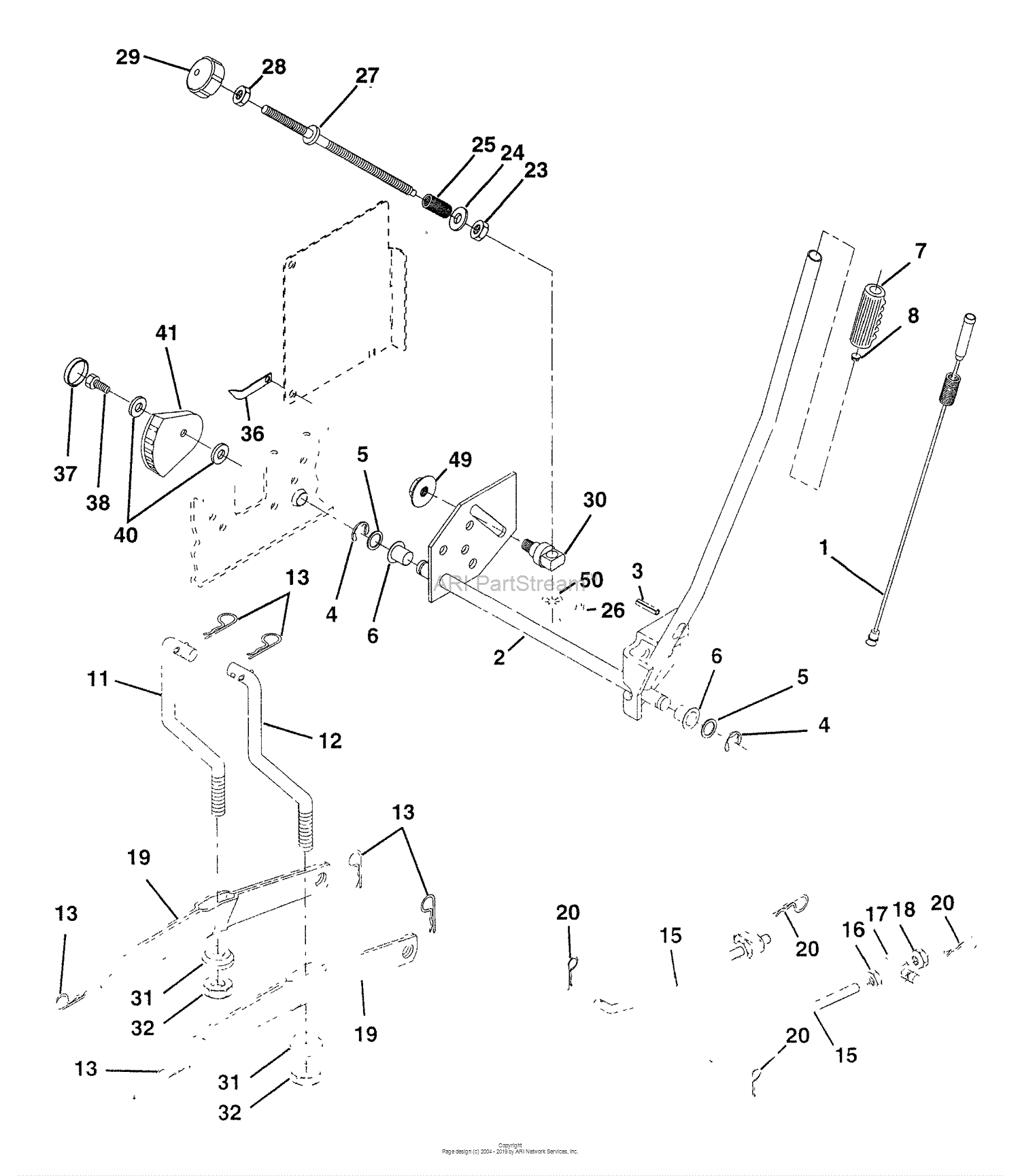 Husqvarna YTH 180 (HCYTH180C) (954140010) (1997-01) Parts Diagram for ...