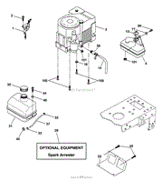 Husqvarna YTH 1842 B (954569790) (2002-12) Parts Diagram for Engine