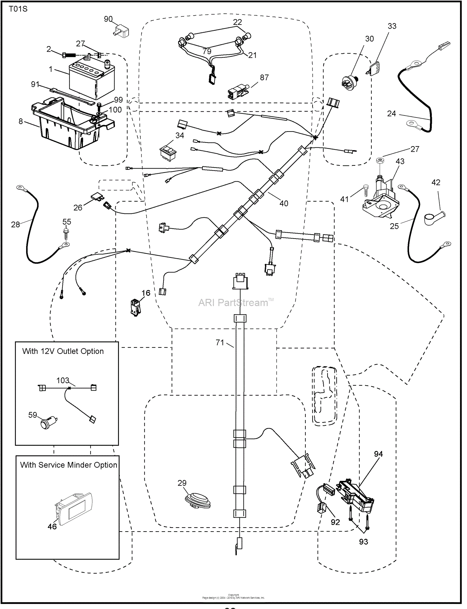 Husqvarna YTH 2042 (96043010601) (2010-02) Parts Diagram for Electrical