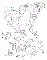 Husqvarna YTH 2048 A (954567086) (2001-02) Parts Diagram for Chassis ...