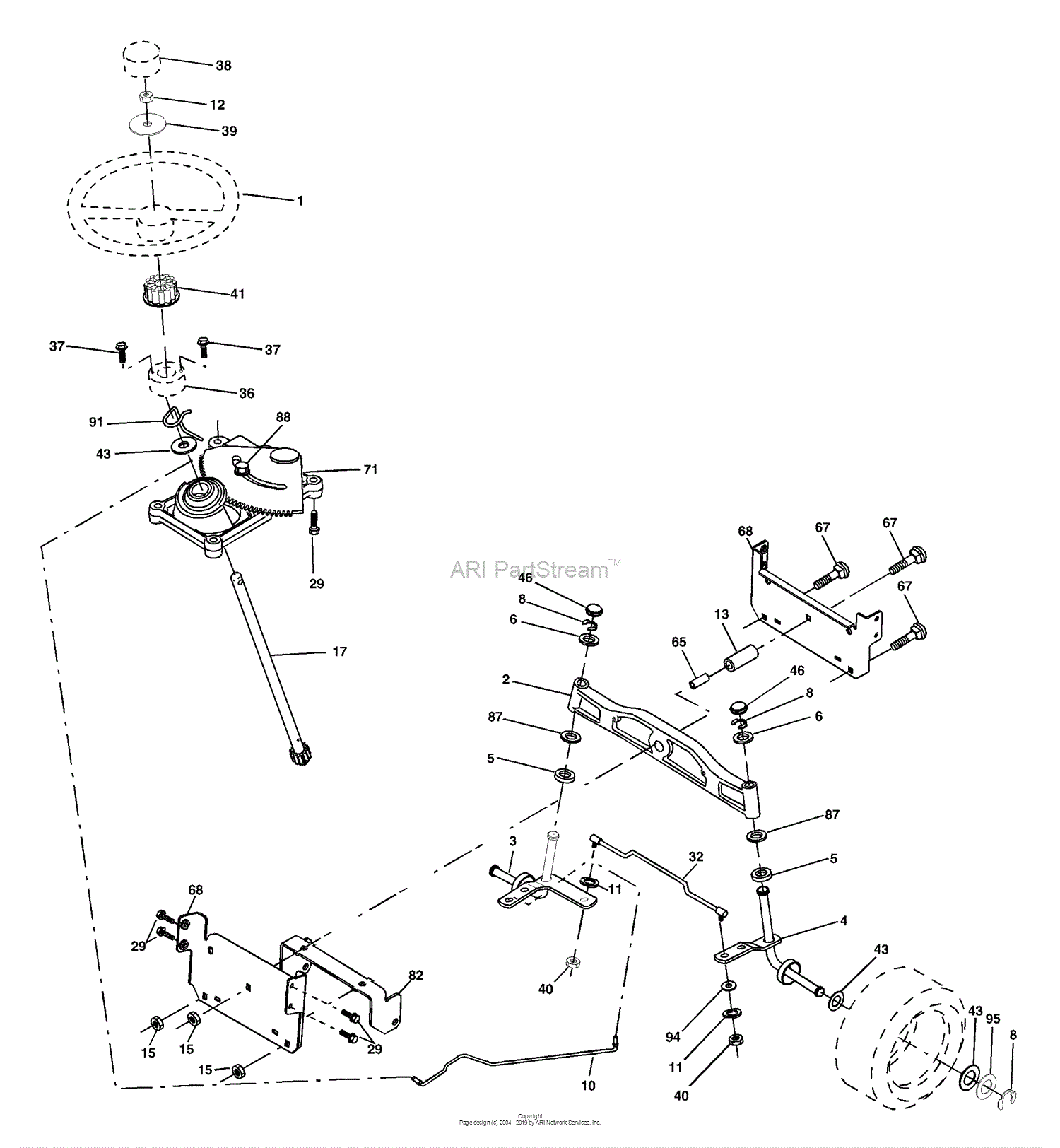 Husqvarna YTH 2148 (LO21H48A) (954572035) (200312) Parts Diagram for