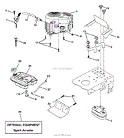 Husqvarna YTH 2148 (LO21H48D) (954572035) (2004-03) Parts Diagrams