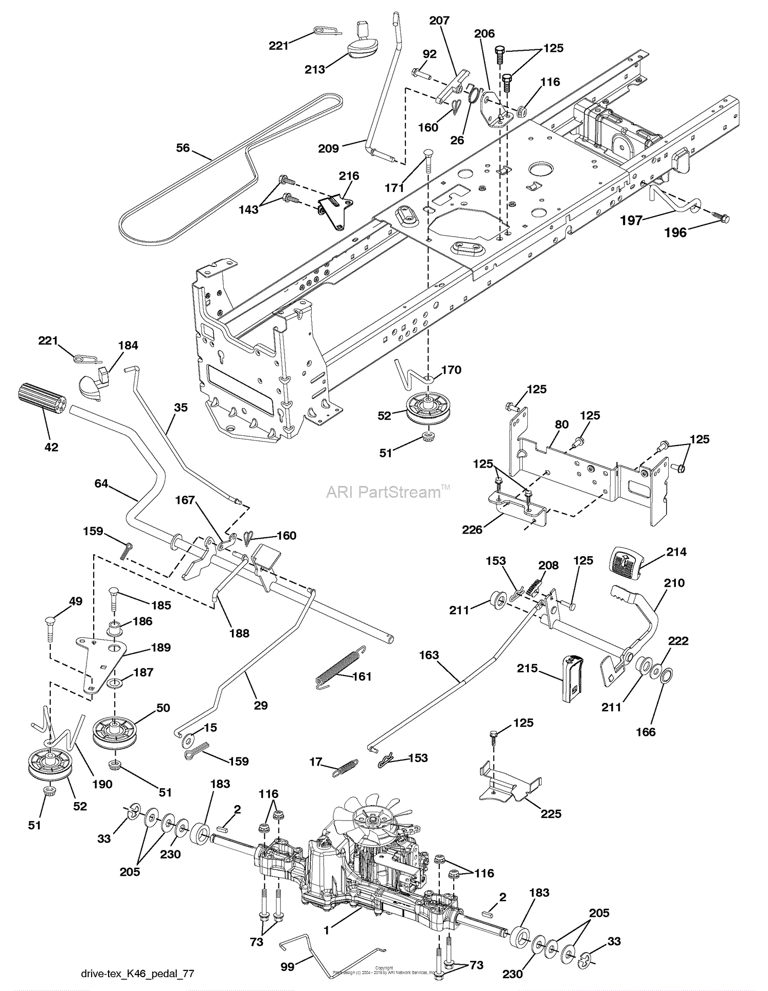 Husqvarna YTH 2348 (917289570) (2010-04) Parts Diagram for Drive