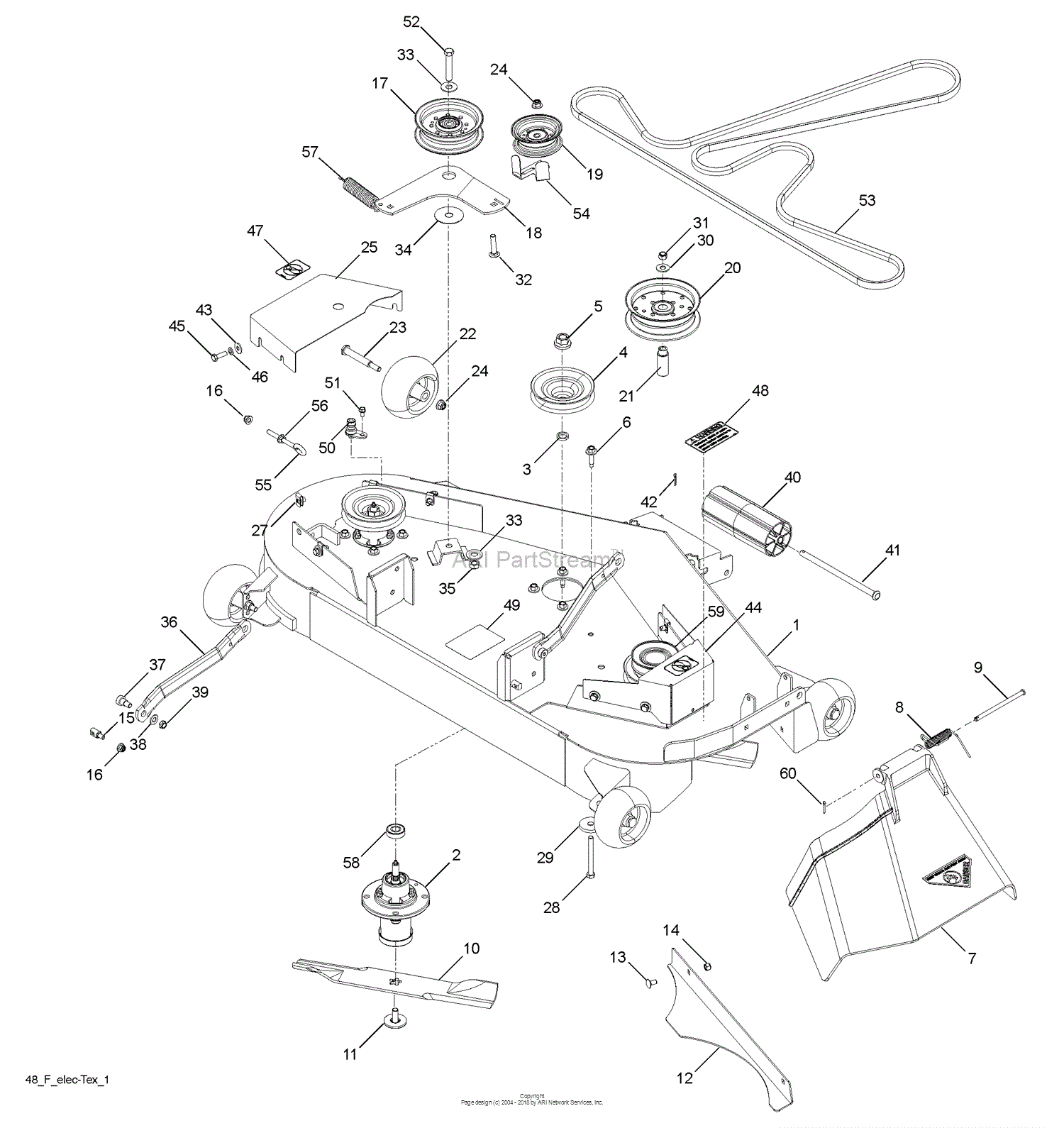 Husqvarna Yth 24 V 48 Ls 96043008900 2009 12 Parts Diagram For
