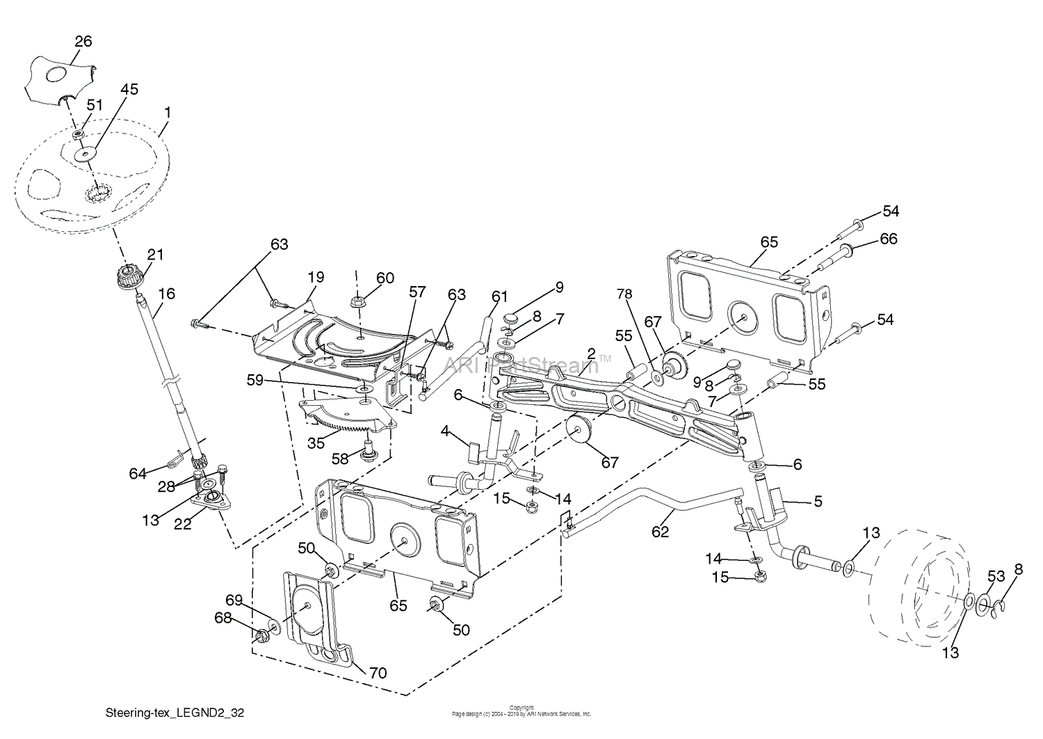 Husqvarna YTH 24 V 48 LS (96043009800) (2009-12) Parts Diagram for ...