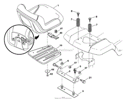 Husqvarna YTH 2448 T (917.279200) (2006-05) Parts Diagram for