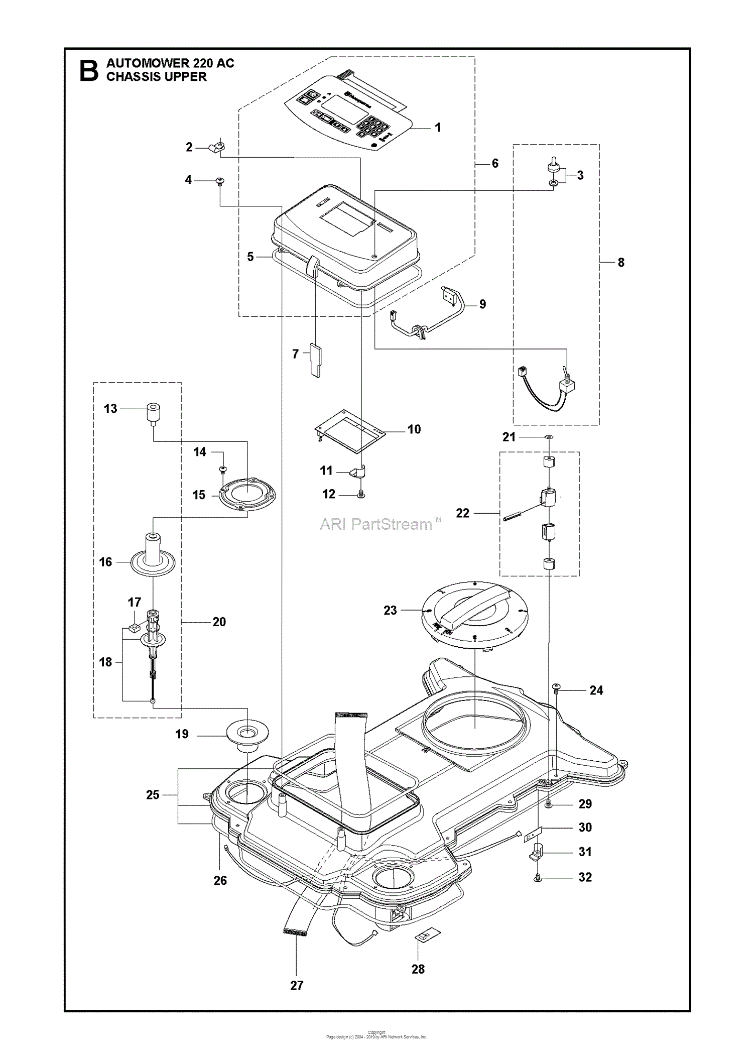 Husqvarna AC Parts Diagrams