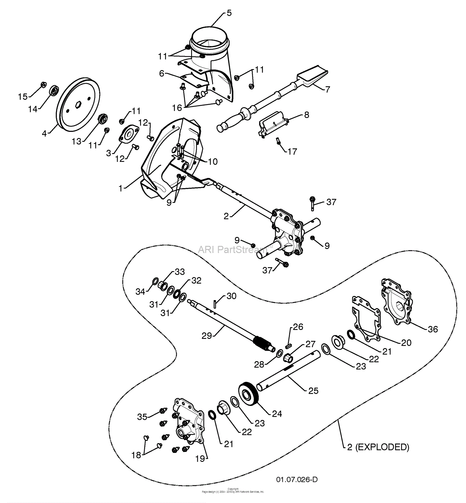 Husqvarna 924 HV (96193005200) (2010-04) Parts Diagram for Auger ...