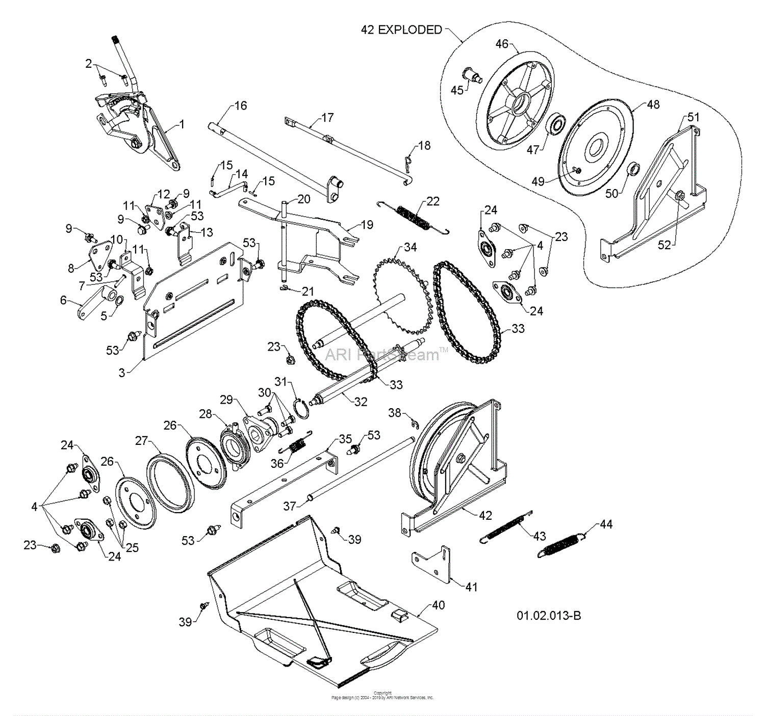 Husqvarna 14527e - 96193007500 (2011-06) Parts Diagram For Drive