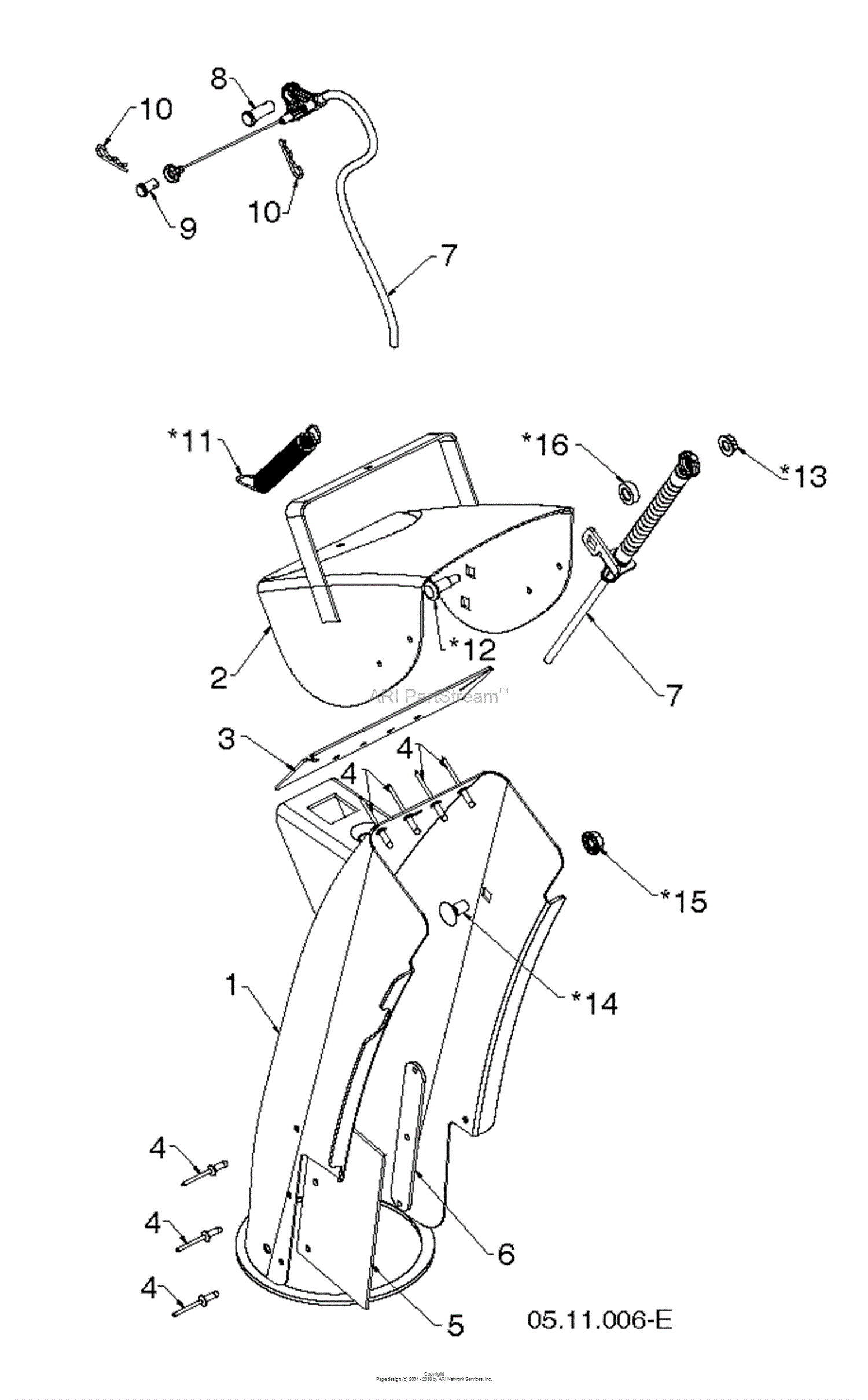 Husqvarna ST 224 - 96193009603 (2016-04) Parts Diagram for CONTROL ...