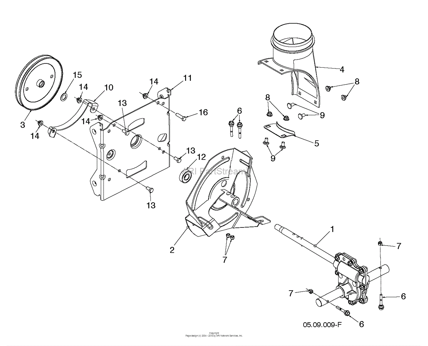 Husqvarna ST 230P - 96193010101 (2014-06) Parts Diagram for AUGER
