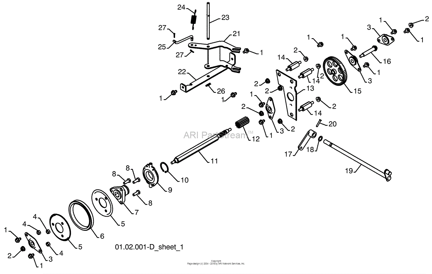 Husqvarna 10527 SB LS (96193002800) (2008-09) Parts Diagram for Auger ...