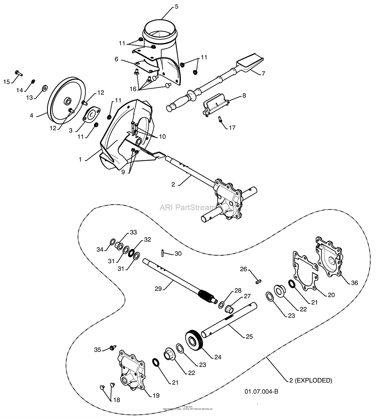 Husqvarna 10527 SB LS (96193002800) (2008-09) Parts Diagram for Repair ...