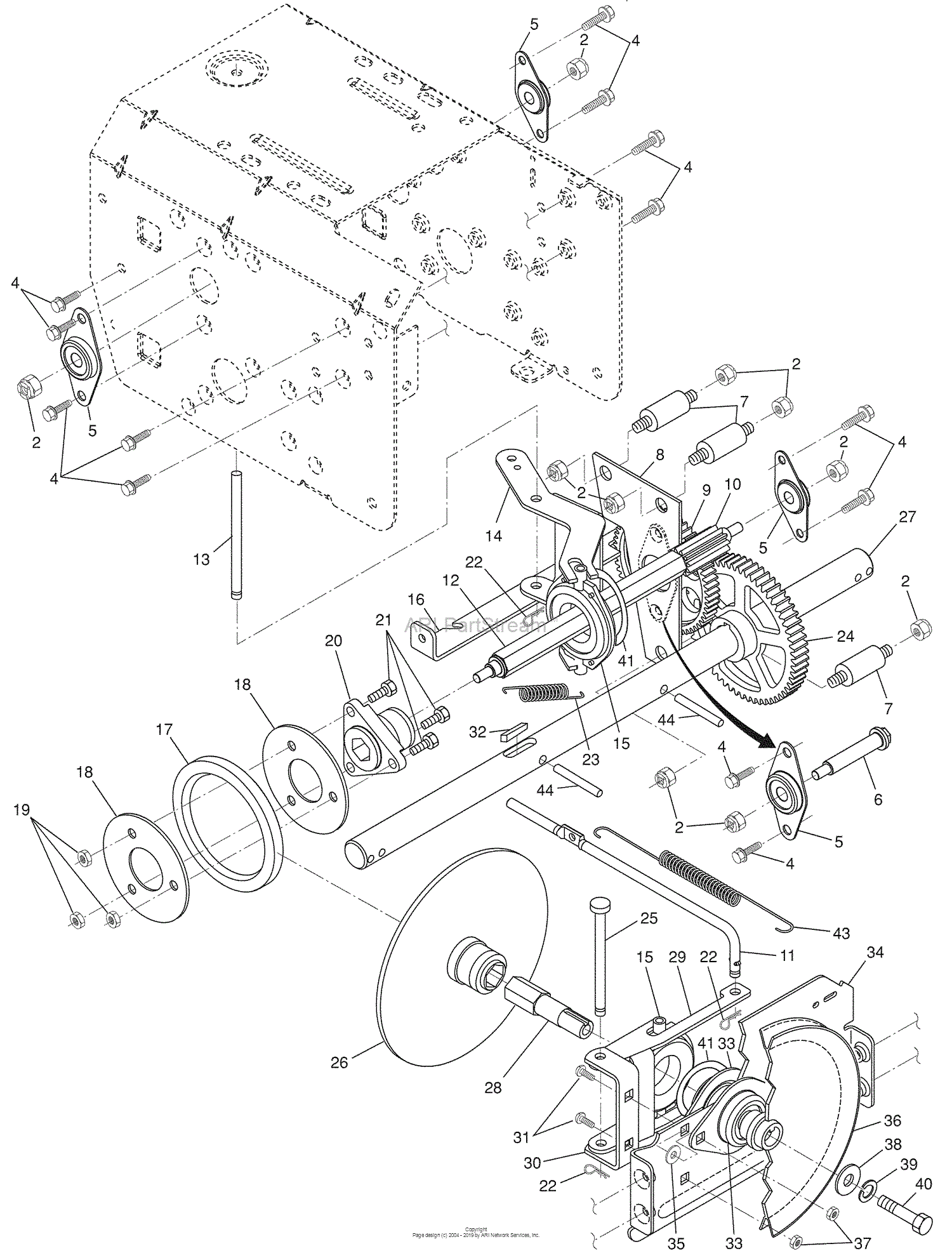 Husqvarna 1130 SBE (96193001704) (2007-12) Parts Diagram for Drive