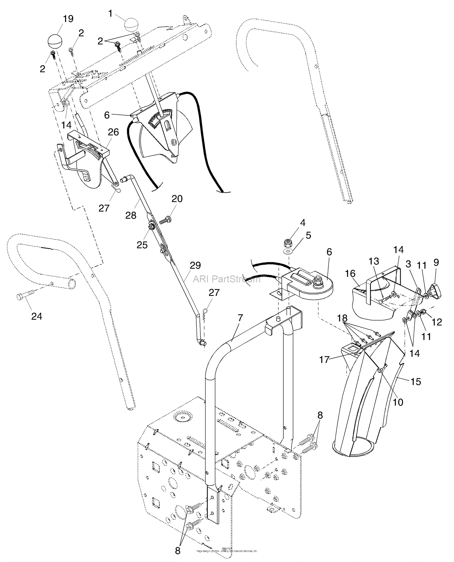 Husqvarna 8024 ST (HU8024STA) (954223104) (2002-09) Parts Diagram for ...