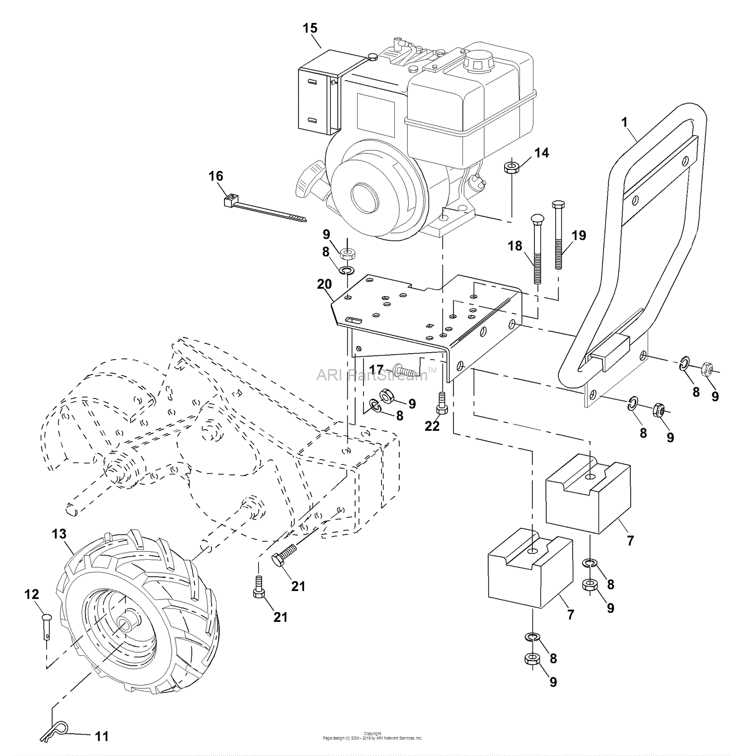 Husqvarna Crt 83 954140066c 1999 09 Parts Diagram For Mainframe