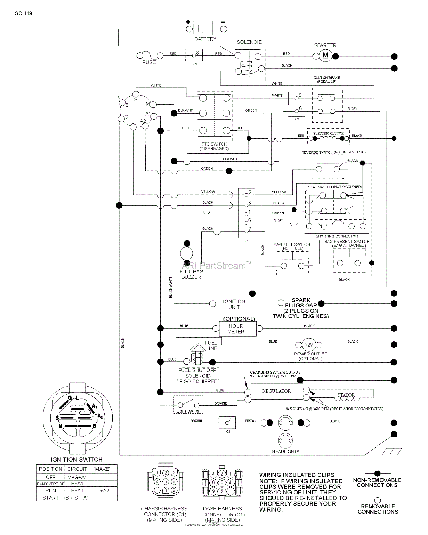 Husqvarna CTH164T - 96051003100 (2011-11) Parts Diagram for SCHEMATIC