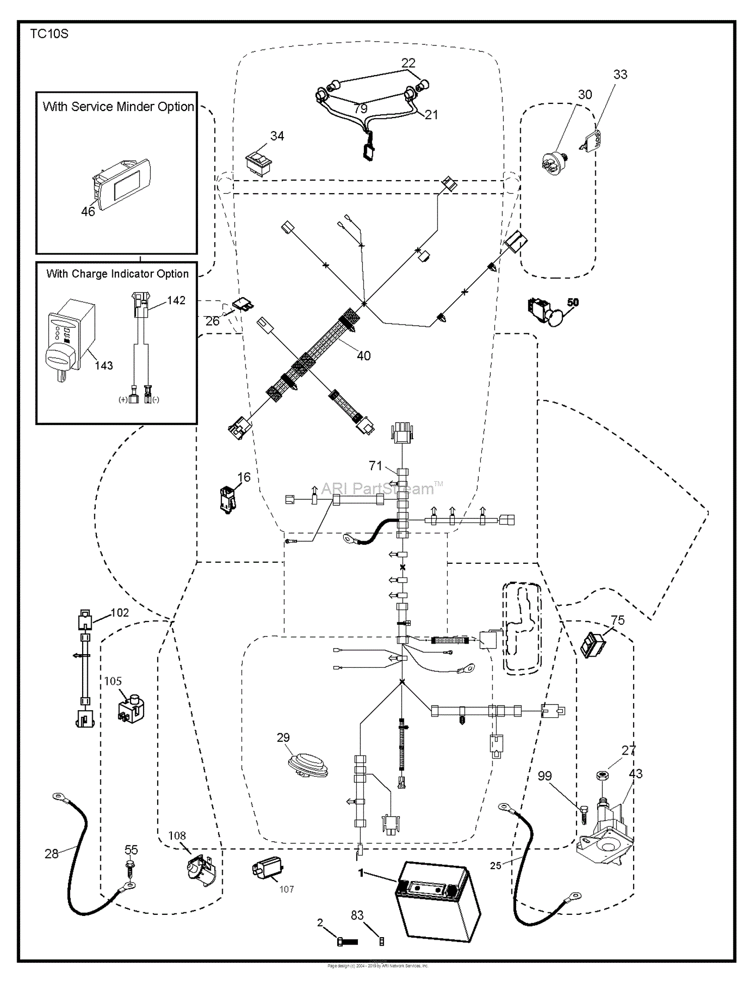 Husqvarna CTH184 T - 96051009500 (2013-06) Parts Diagram for ELECTRICAL