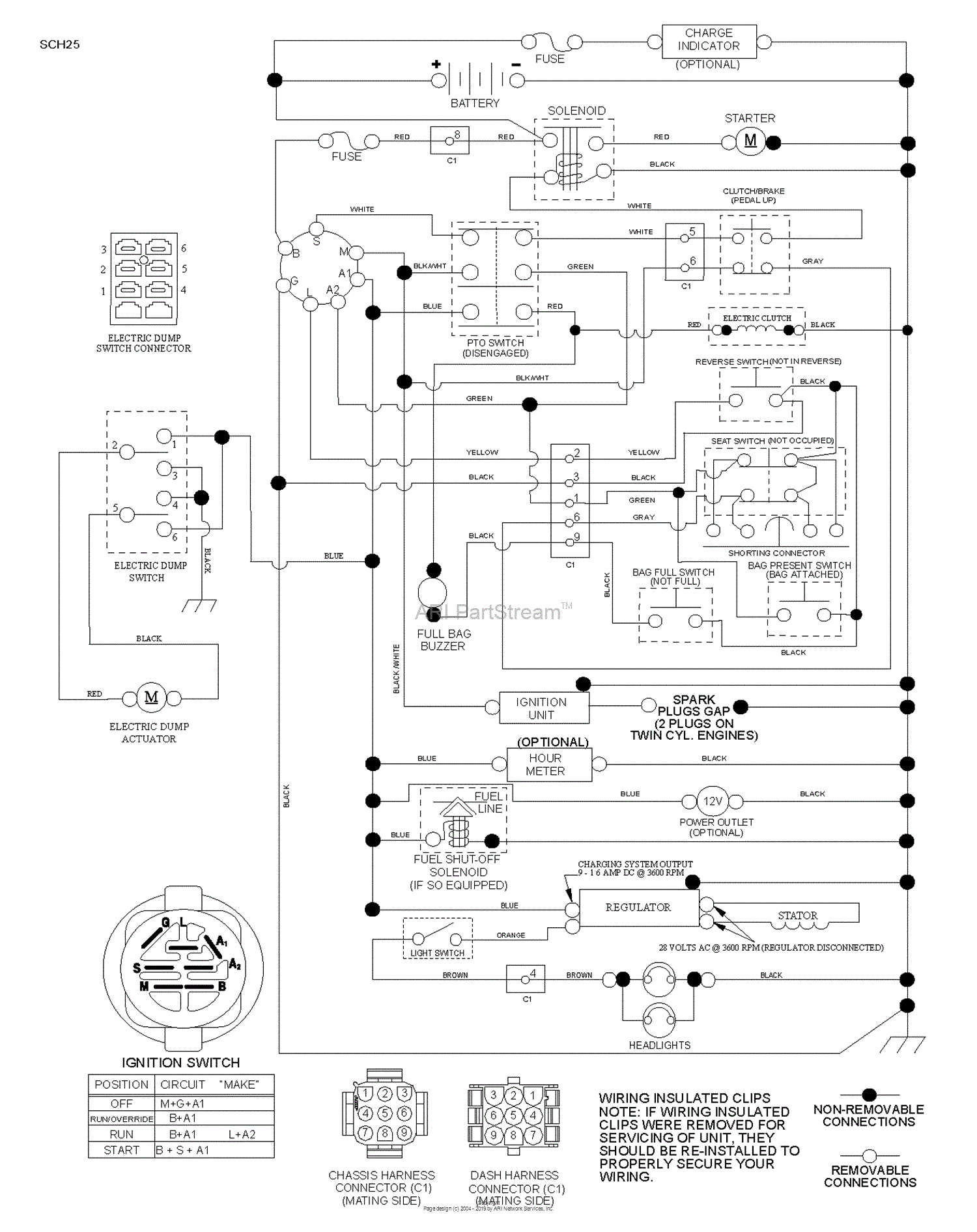 Husqvarna CTH184 T - 96051010800 (2013-06) Parts Diagram for SCHEMATIC