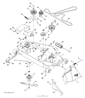 Husqvarna GT48XLSI - 96043017700 (2013-11) Parts Diagram for MOWER DECK ...