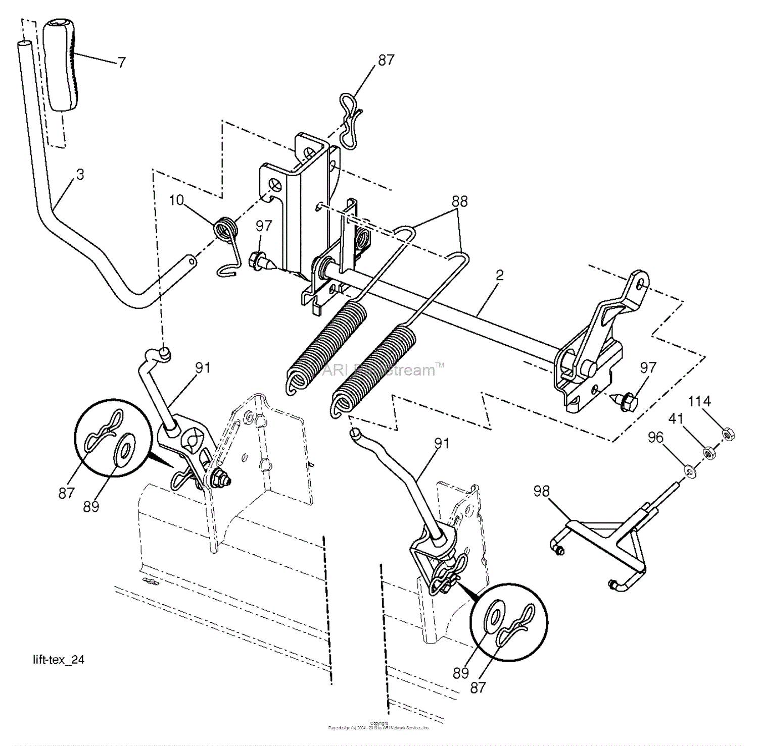 Husqvarna Gt52xls Belt Diagram