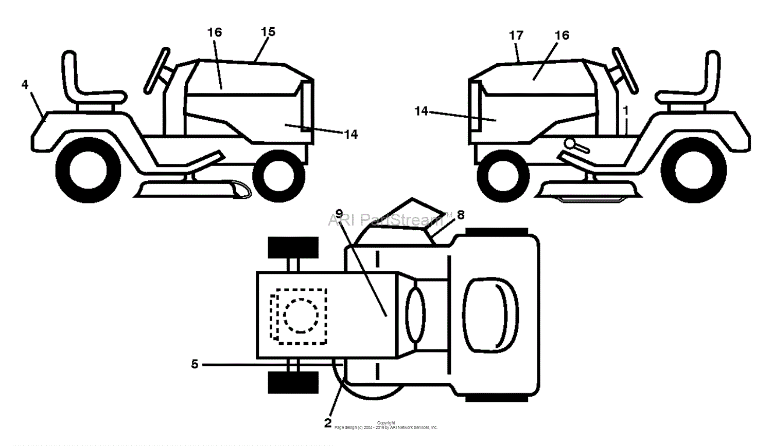 Husqvarna LGT 2654 96045003701 (201209) Parts Diagram for DECALS