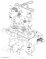 husqvarna lgt2654 drive belt tensioner