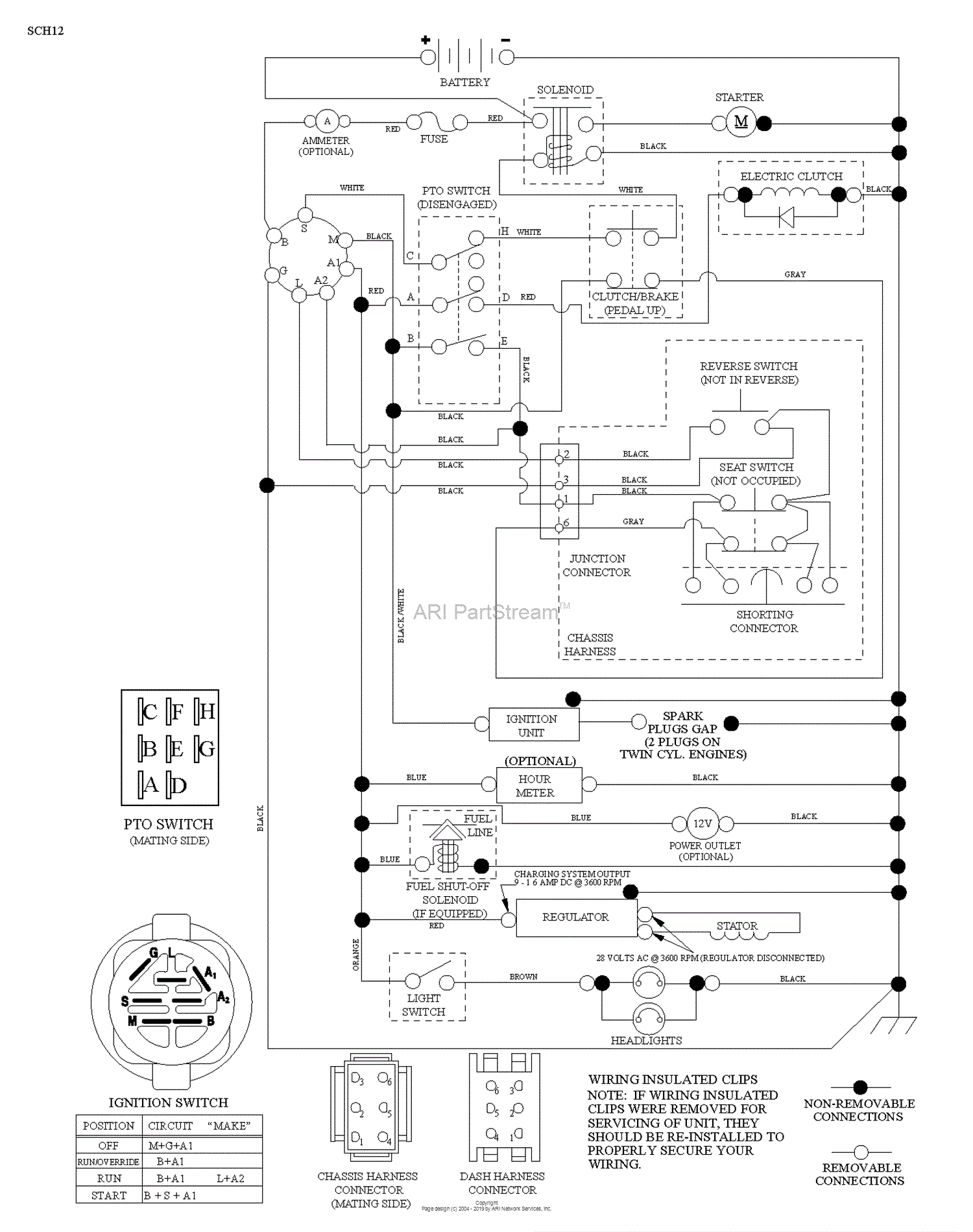 Husqvarna LGT2654 - 96045003801 (2012-09) Parts Diagram for SCHEMATIC