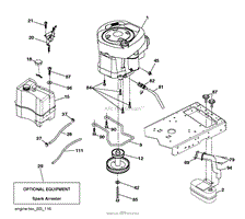 Husqvarna LTA18538 - 96043021000 (2015-08) Parts Diagram for ENGINE