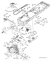Husqvarna LTH1438 - 96043005800 (2011-06) Parts Diagram for MOWER